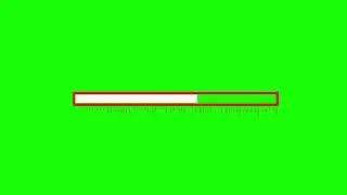 10 sec progress bar green screen 