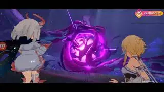 Genshin Impact - Defeat the Miasmic Tumor and Farewell With Kazari (Cut Scene)