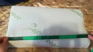 Ортопедическая подушка из Китая. Распаковка №2.  Orthopedic pillow from China.  Unpacking #2