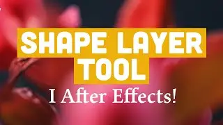 Shape layer tool i After Effects #aftereffects #aftereffectstutorial #linkedinlive #tools #effects