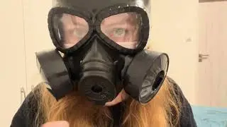ASMR Gas mask breathing 😮‍💨 No talking only breathing
