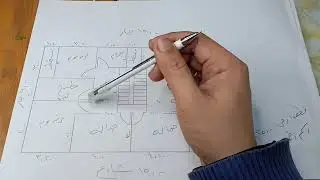 تقسيم ارض ١٣٥ متر مربع شقتين كل شقه غرفتين وحمام ومطبخ وصاله تصميم الدور الاول علوي تصميم رقم ٢