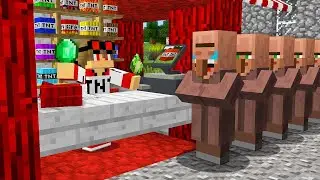 ЗАЧЕМ ГРИФЕР ОТКРЫЛ СВОЙ МАГАЗИН В ДЕРЕВНЕ ЖИТЕЛЕЙ В МАЙНКРАФТ? I mandragosha Minecraft