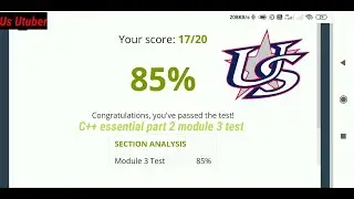 Cisco c++ essential part 2 module 3 test answers