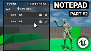 UE5 | Notepad Tutorial - Part 2 (Task Display)