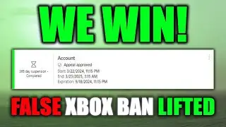WE WIN! False Xbox Ban Has Been LIFTED!