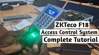 zkteco f18 access control system setup complete tutorial from beginning to end