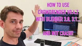 Using Crowdrender V0.4.2 with Blender 3.0 and 3.1 and NOT crashing!
