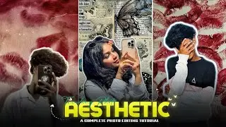 Instagram Trending Aesthetic Photo Editing Tutorial | Aesthetic Background Photo Editing Picsart 