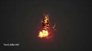 Unreal Engine 5 Real-Time Flame Skull Effect (Niagara System VFX)