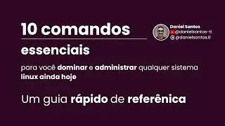 Guia com 10 Comandos essenciais para dominar sistemas linux