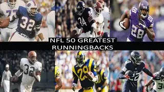 NFL 50 Greatest Runningbacks (2024)