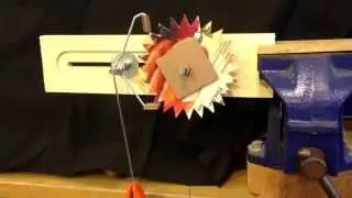 Cardboard escapement