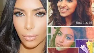 Kim Kardashian inspired Turquoise Eyeliner