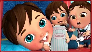 kids Eating Sugar In Class | Johny Johny Yes Papa - School Version | Banana Cartoons Original Songs