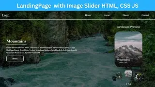 Landing Page with Image Slider using HTML, CSS, and JavaScript | Web Development Tutorial!