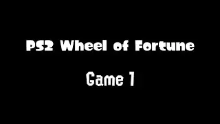 PS2 Wheel of Fortune Run - Game 1