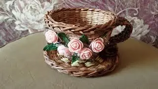 I've woven it! I've knitted it! Woven items made from paper vines!