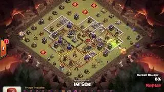 How to 3 star Clash with cory Base with Pekka Smash TH11