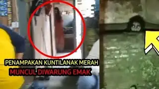 PENAMPAKAN KUNTILANAK MERAH YANG MUNCUL DI SIANG BOLONG - 5 PENAMPAKAN HANTU TERJELAS DAN SERAM
