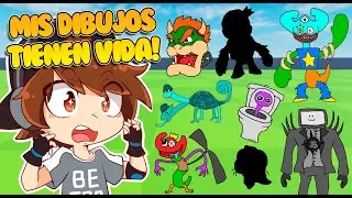 😱FUSIONS and SECRET MONSTERS! Drawing Challenge! Rainbow Friends and Garden of Banana Roblox!