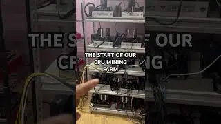 The start of our AMD 7950x3d mining farm.