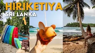 PARADISE Beach Hiriketiya - Relaxing & Food, Dikwella, Ella Vlog | SRI LANKA SERIES