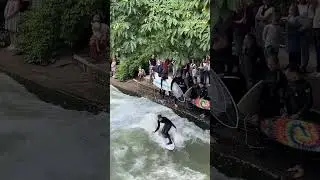 Серфінг в Мюнхені🏄‍♂️ #travel #germany #німеччина #мюнхен #shorts