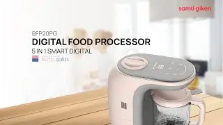 [UNBOX] Samu Giken 5 In 1 Smart Digital Premium Baby Food Processor BFP20PG
