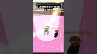 I Cheated In Roblox Musical Chairs #shorts #gaming #roblox