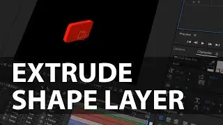 Como fazer um SHAPE LAYER 3D com EXTRUDE