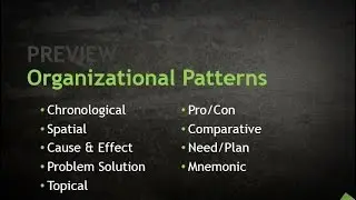 Organizational Patterns