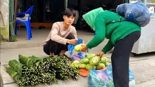 Full video 35 days, Complete the pig house, harvest dong leaves, vegetables, buy wild boar