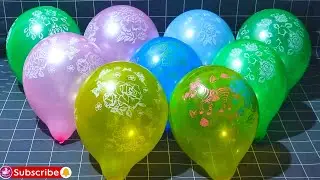 Fun ASMR Balloon Popping with Printed Designs!!!Part-123