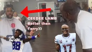 Commanders & Cowboys Fans Go At IT In The Barbershop! He Said CeeDee Lamb Is Better Then Terry👀