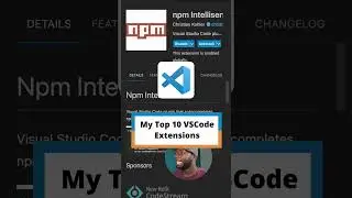 My top 10 VSCode Extensions