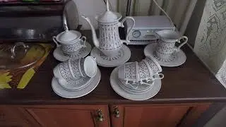 Кофейный сервиз Сказка фарфор СССР