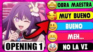 TIERLIST DE ANIME 🔥🔊 CALIFICA 50 OPENINGS DE ANIME 🎶