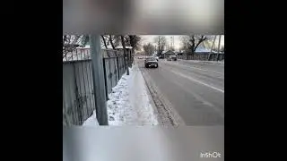 Самый узкий тротуар в мире находится в Талдыкоргане😝