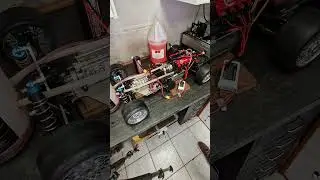 RC V8 Car Manual Clutch (Testing Cork as FRICTION Material)