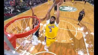 Anthony Davis Dunks On Giannis Antetokounmpo
