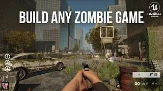 Build Any Zombie Game in Unreal Engine 5 | Zombie Shooter Kit Showcase