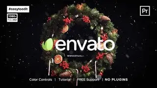 Premiere Pro Template: Christmas Logo Reveal