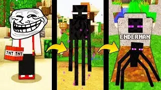JAK TROLLOWAĆ ENDERMANA W MINECRAFT! || MINECRAFT TROLL!
