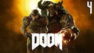 Прохождение Doom 4 (с вебкой) — Часть 4: Ад на Марсе / Светлое будущее