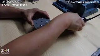 12x12 CNC Kit Instructioin: ZAxis - Motor Block Install