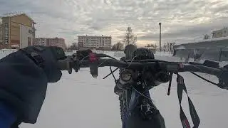 на мопеде зимой 😁 как это возможно?