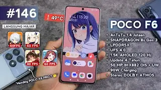 MENANG MURAH ! - Unboxing POCO F6 + Gaming Test 4 Game Berat