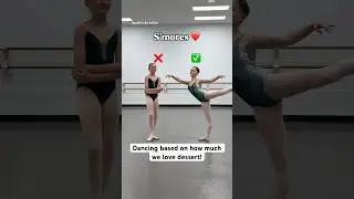 Ballet based on how much we love dessert! 🧁🍪🍫 