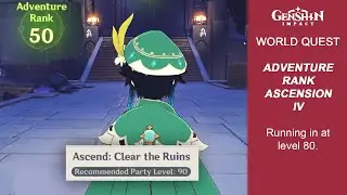 Quest, Adventure Rank Ascension 4 Domain | CC on for more comments | Ascend at AR 50 Genshin Impact